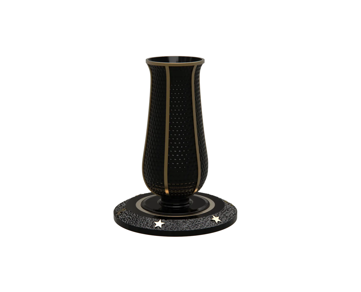 Size 4"x 10"x 7" Premium Tuscan Vase with Ring
