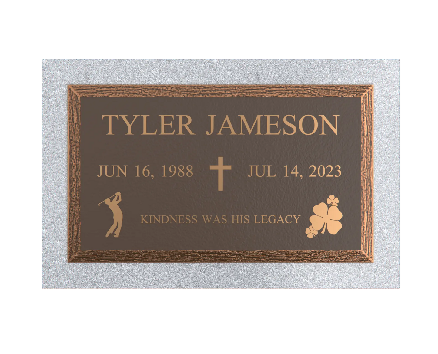 Premium Bronze Plaque 24"x 14"