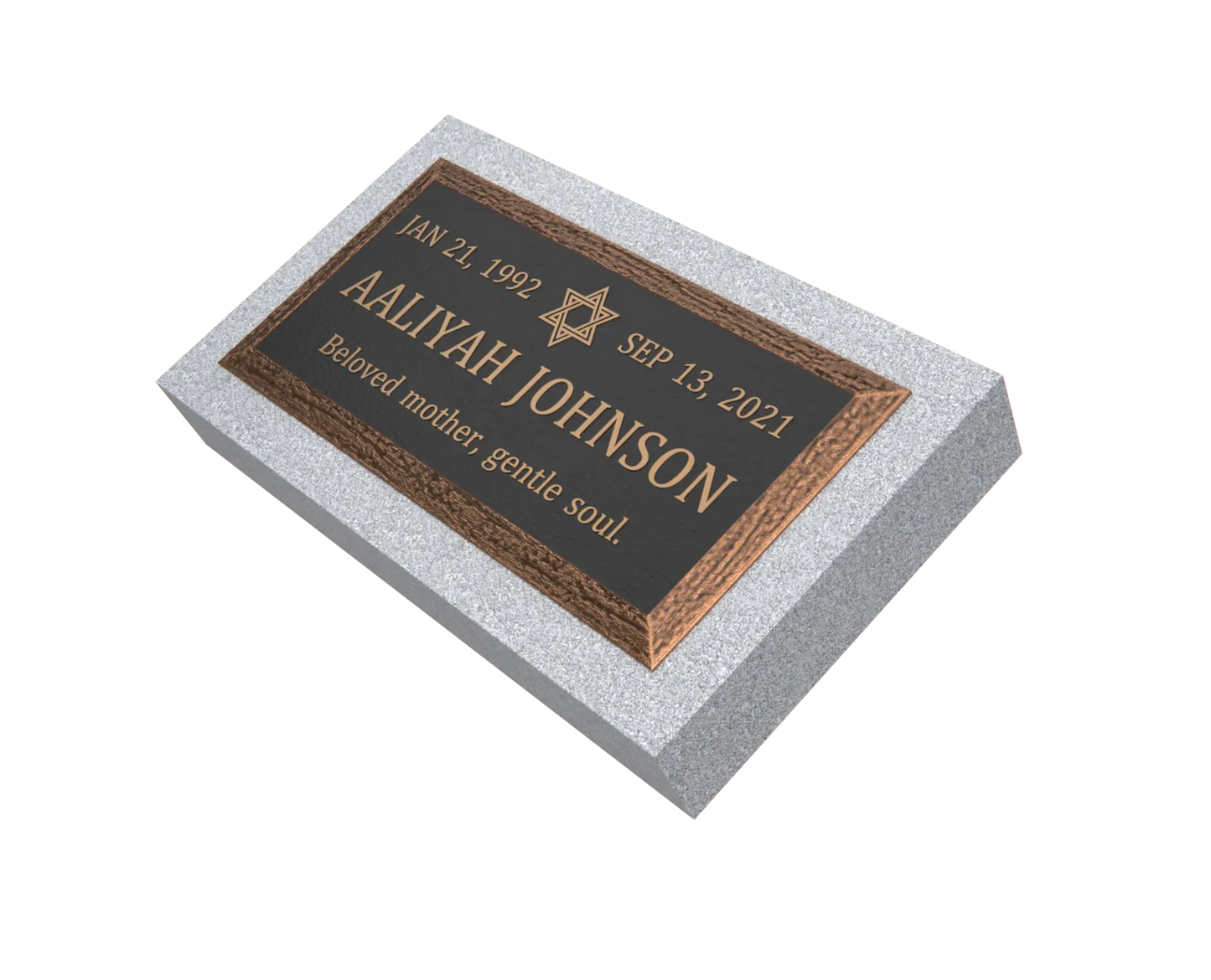 Premium Bronze Plaque 24"x 12"