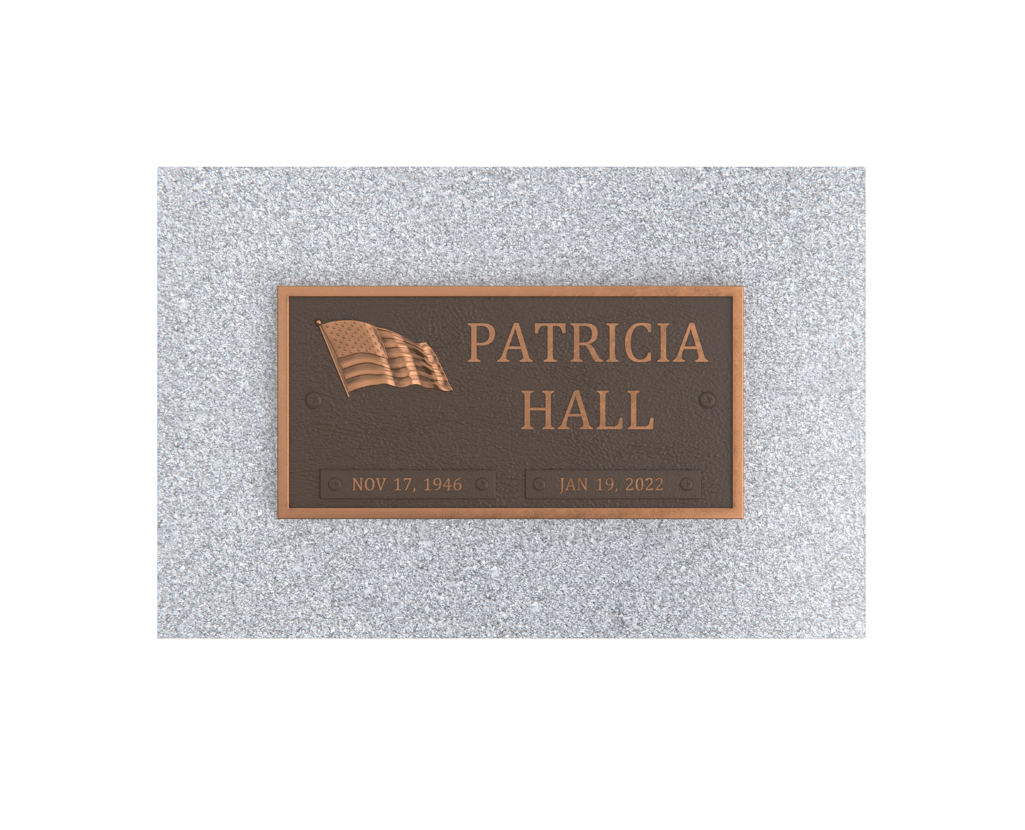 Premium Bronze Plaque 8"x 4"