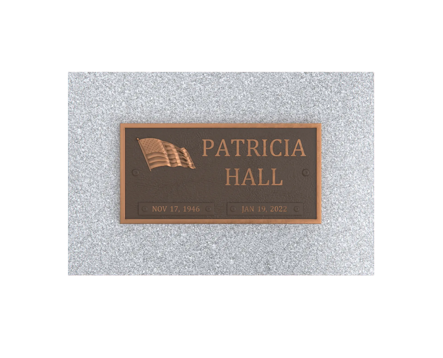 Premium Bronze Plaque 8"x 4"