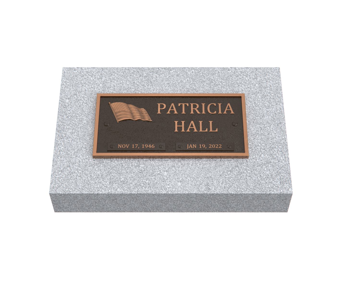 Premium Bronze Plaque 8"x 4"