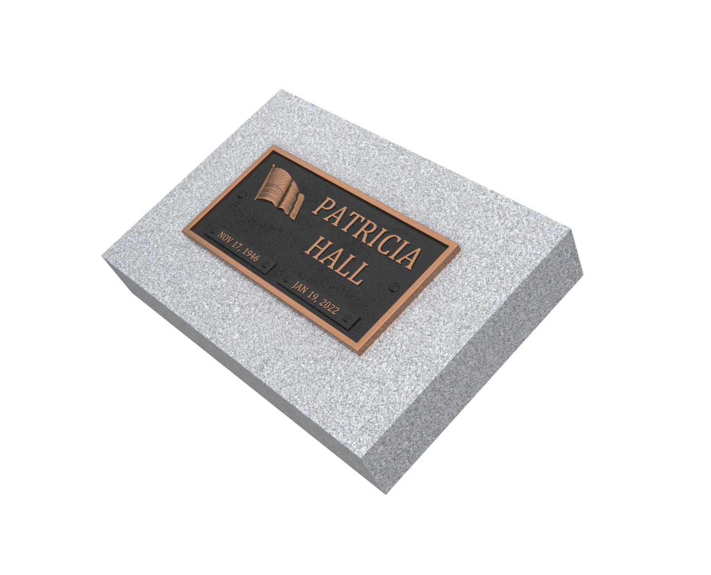 Premium Bronze Plaque 8"x 4"