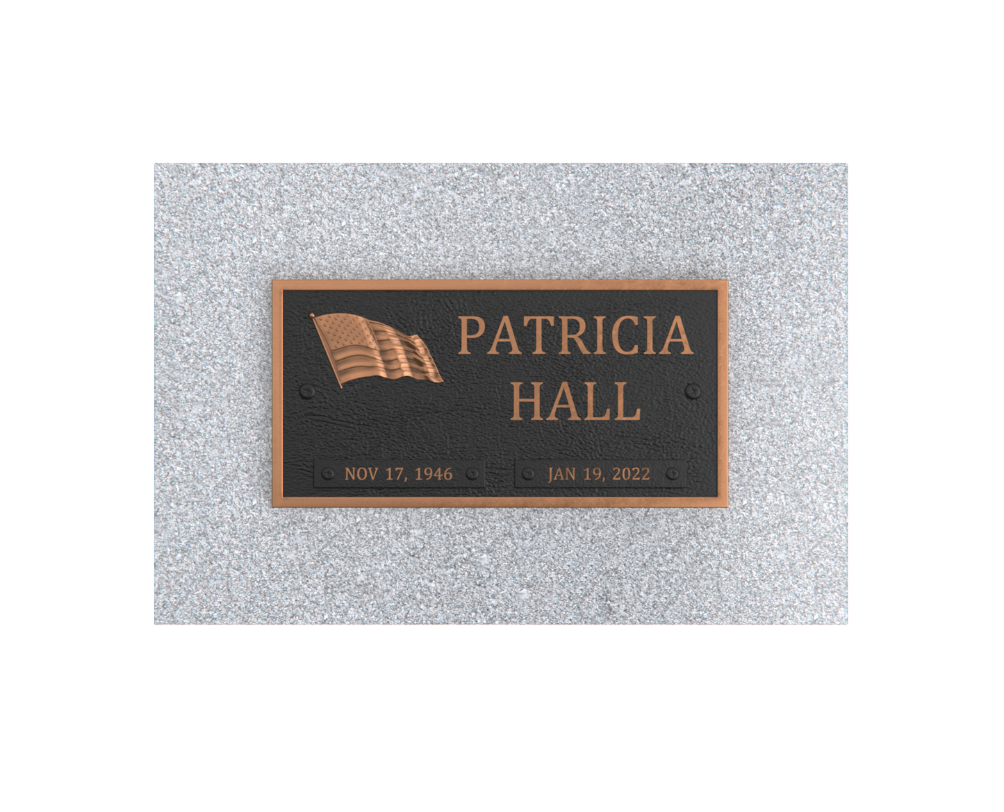 Premium Bronze Plaque 8"x 4"