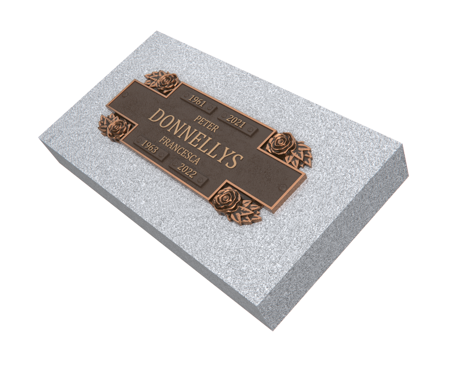 Bronze Companion Plaque 11"x 4" with Granite Base