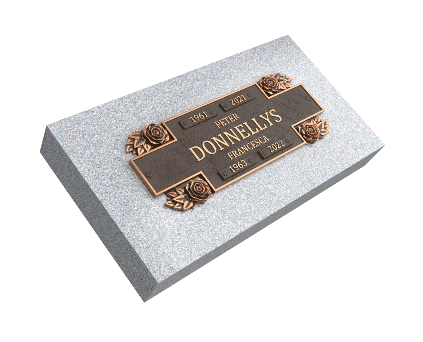 Bronze Companion Plaque 11"x 4" with Granite Base