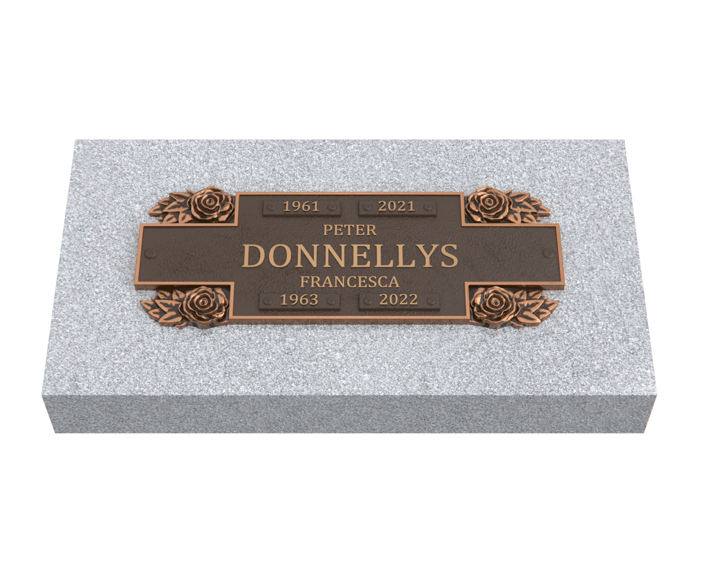 Bronze Companion Plaque 11"x 4" with Granite Base