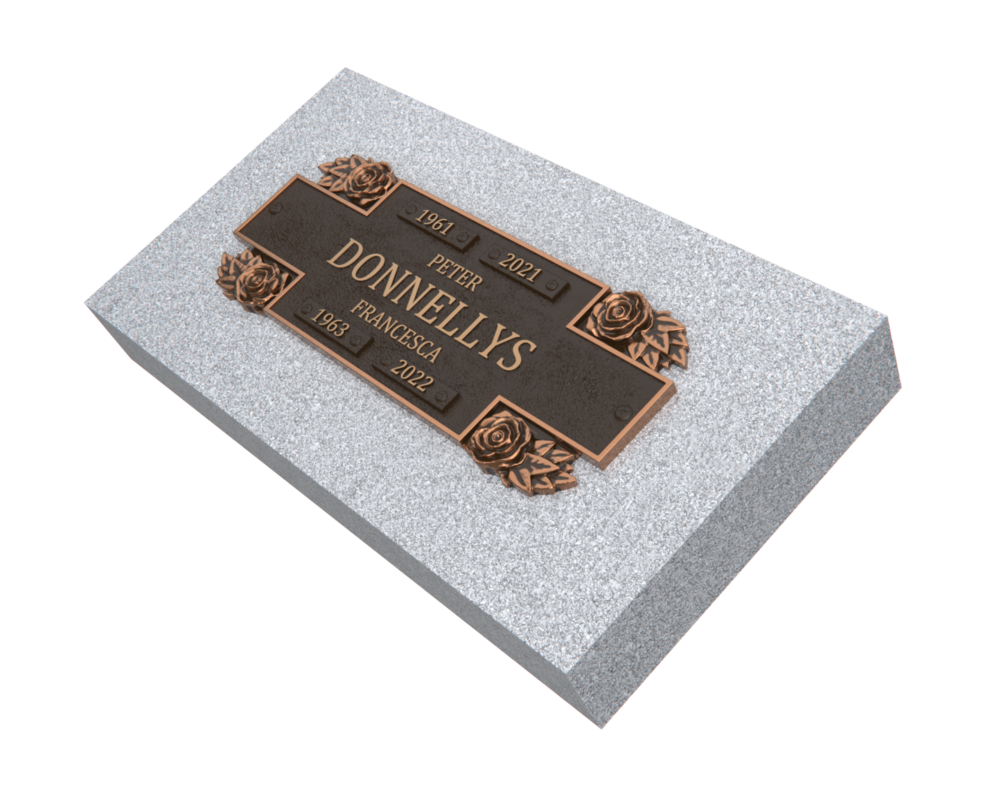 Bronze Companion Plaque 11"x 4" with Granite Base