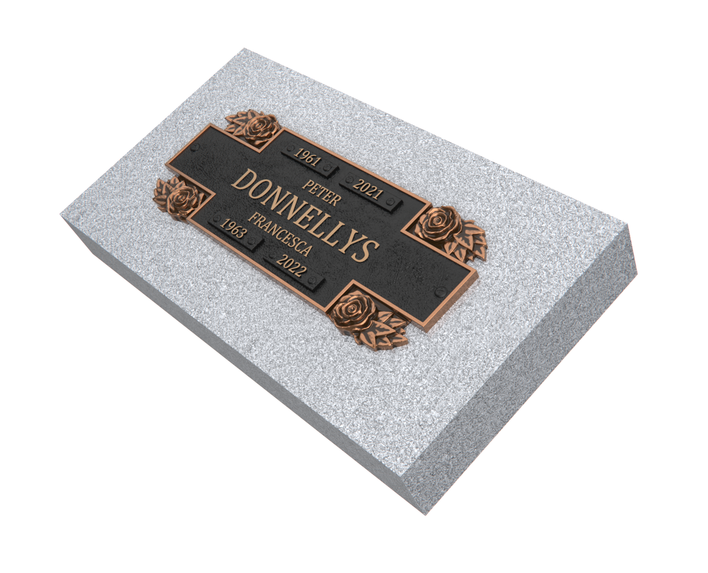 Bronze Companion Plaque 11"x 4" with Granite Base