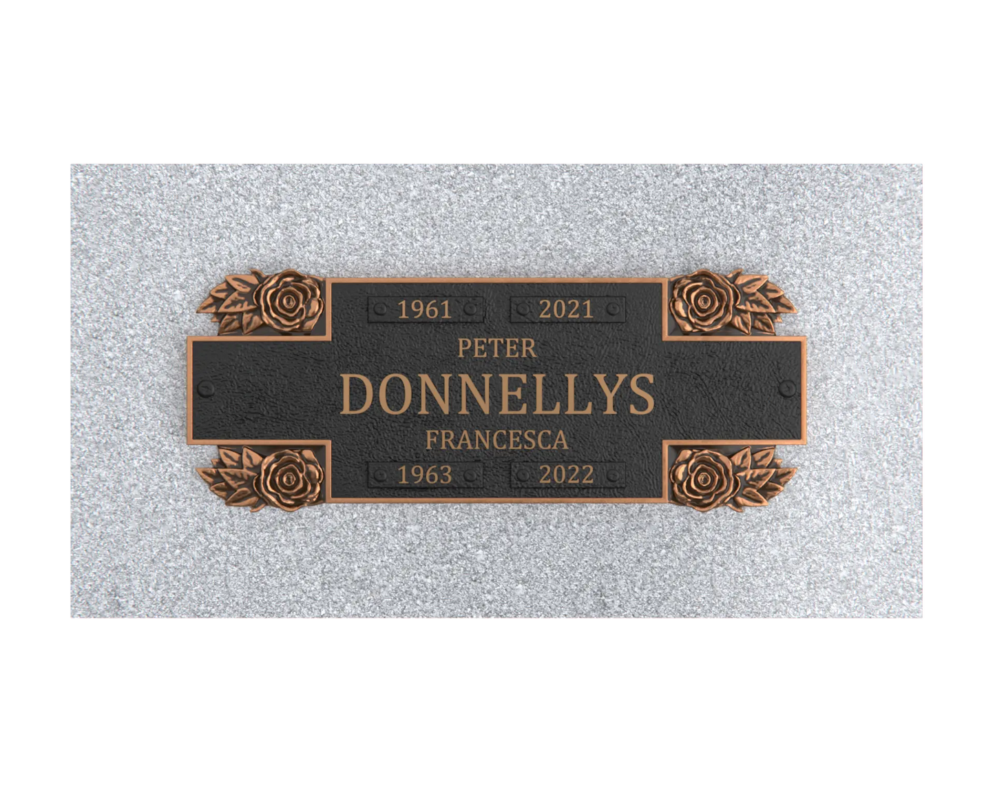 Bronze Companion Plaque 11"x 4"