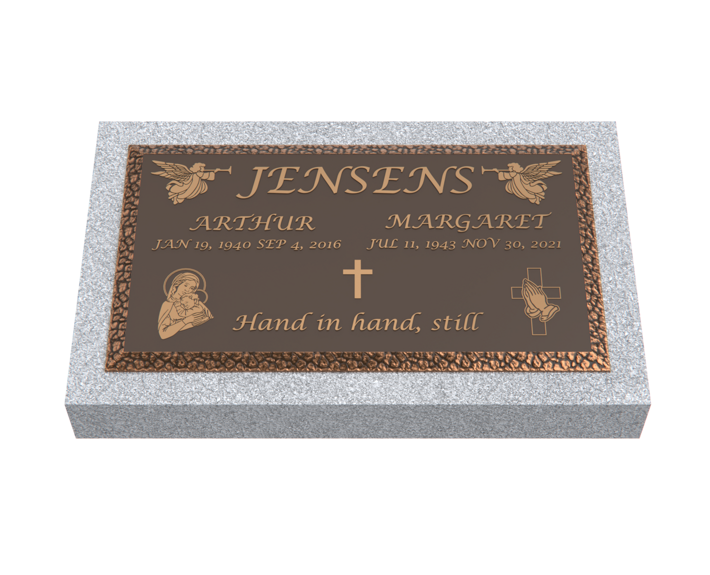 Premium Bronze Plaque 28"x 16" with Granite Base