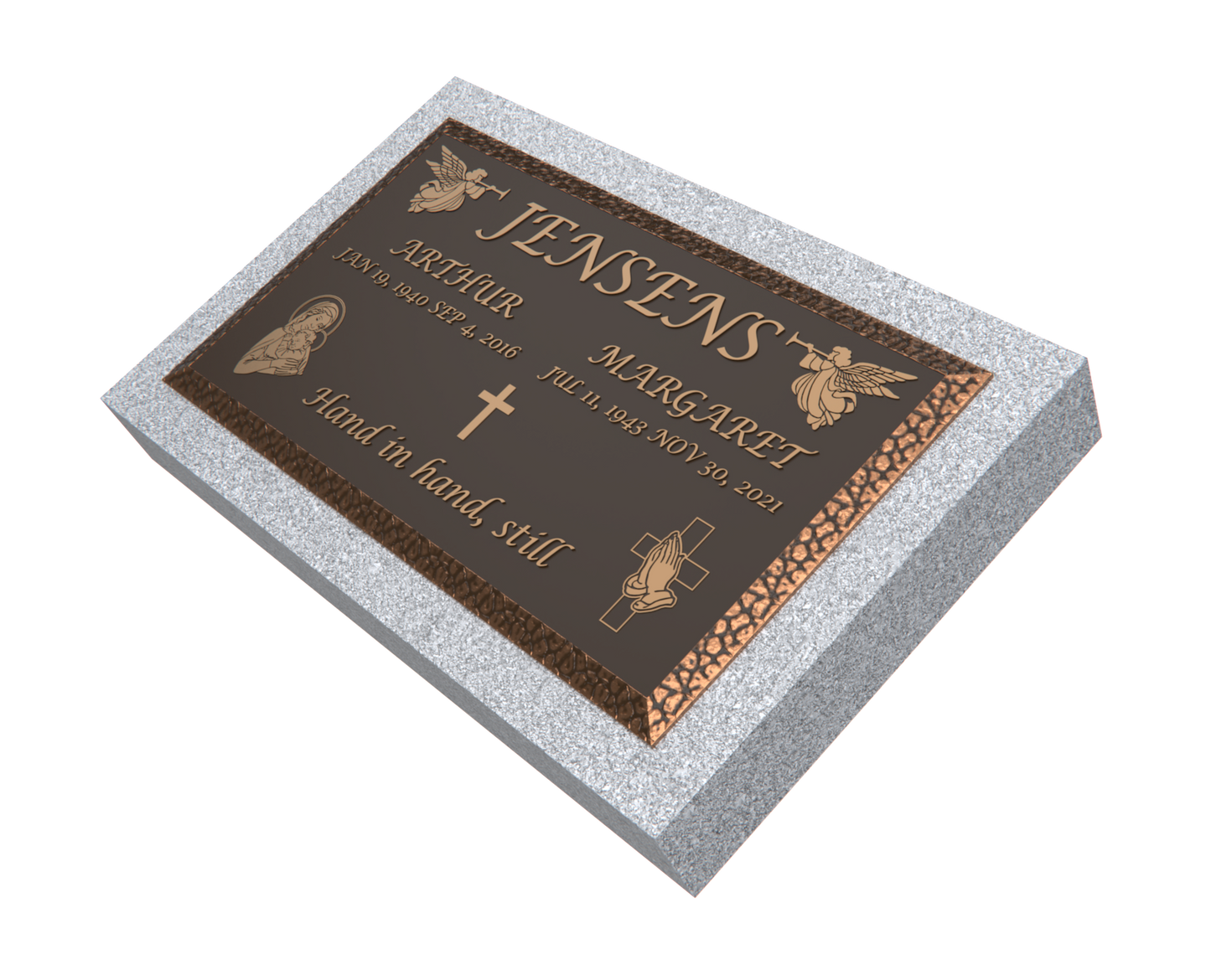 Premium Bronze Plaque 28"x 16" with Granite Base