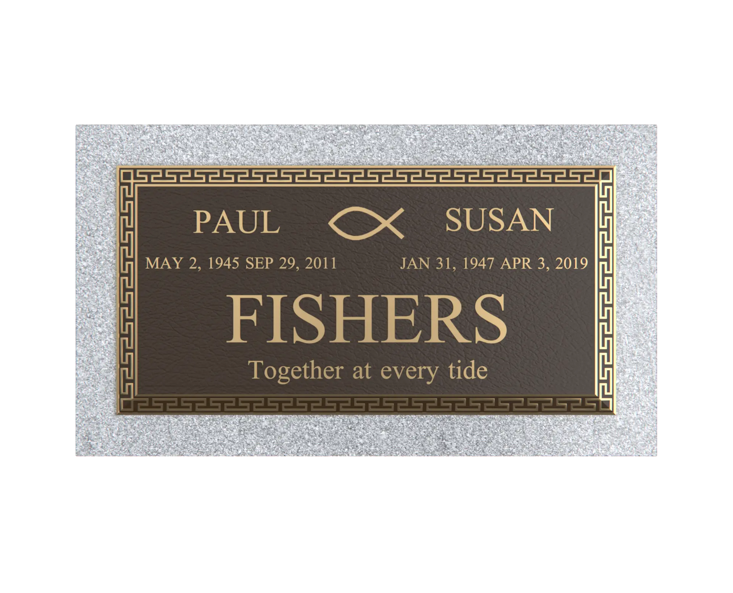 Premium Bronze Plaque 24"x 12"