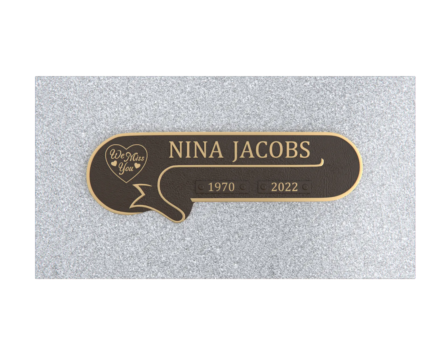 Premium Bronze Plaque 11"x 4"