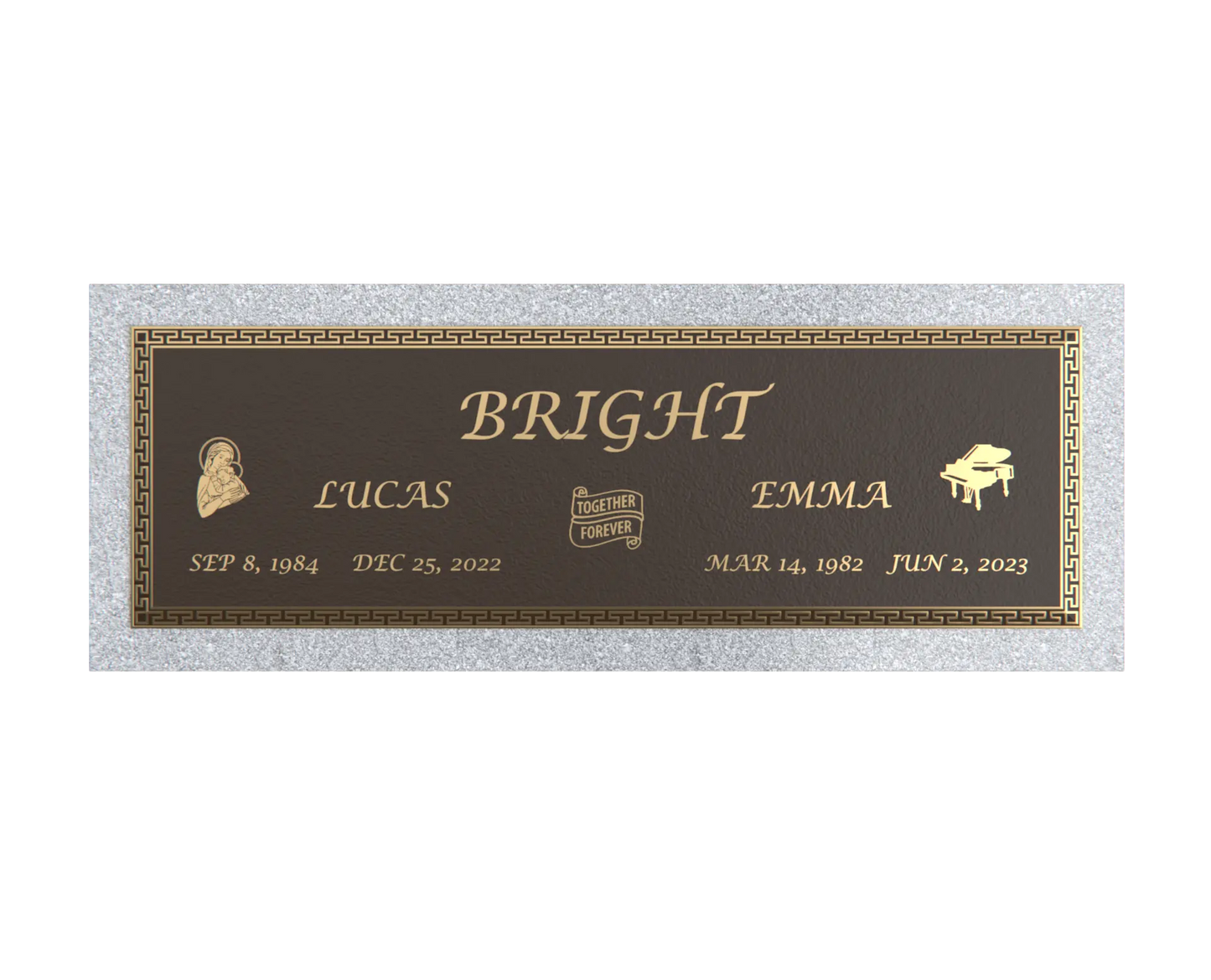 Premium Bronze Plaque 44"x 14"