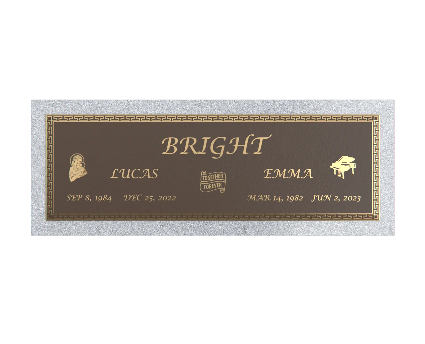 Premium Bronze Plaque 44"x 14"