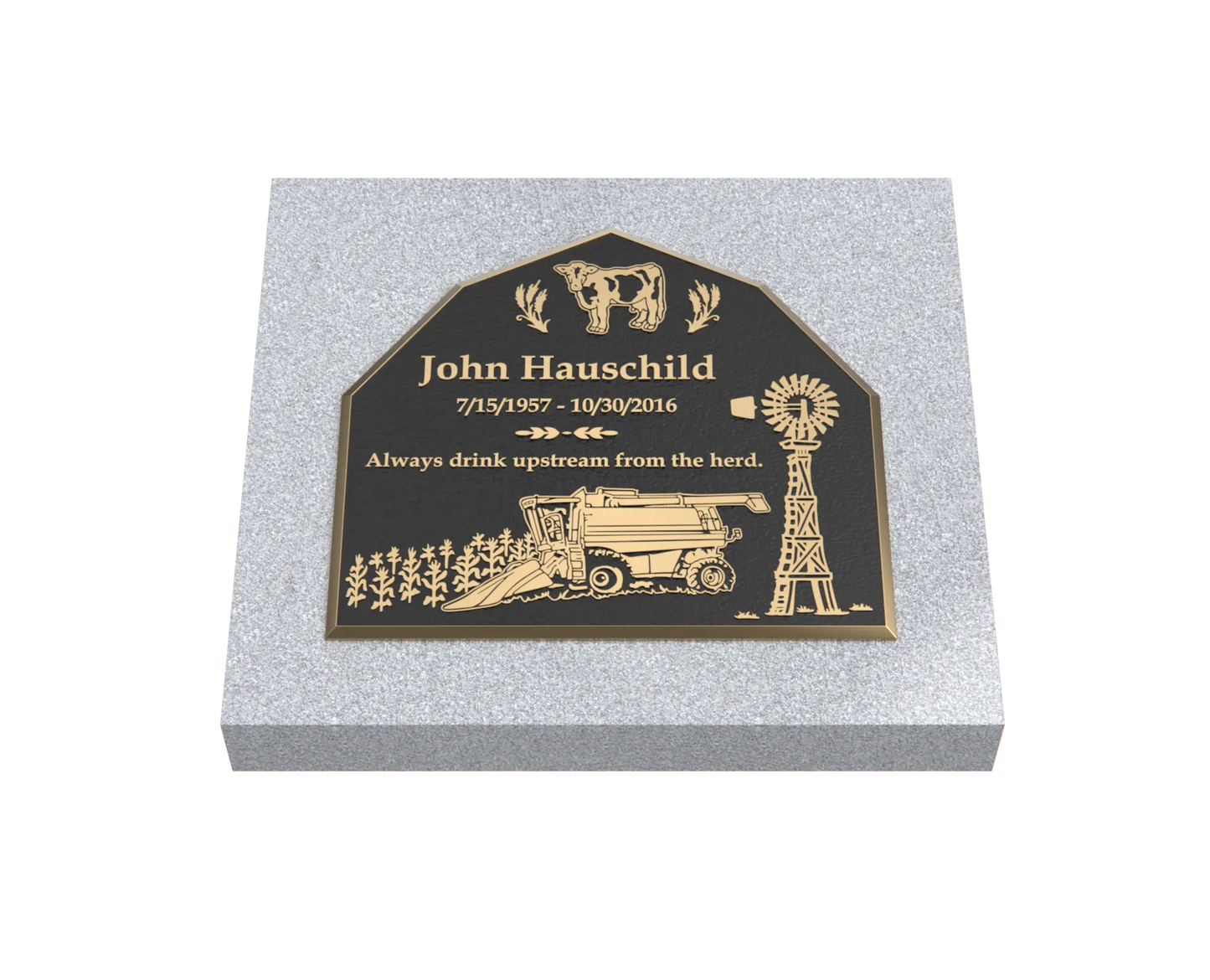 Premium Bronze Plaque 24"x 22"