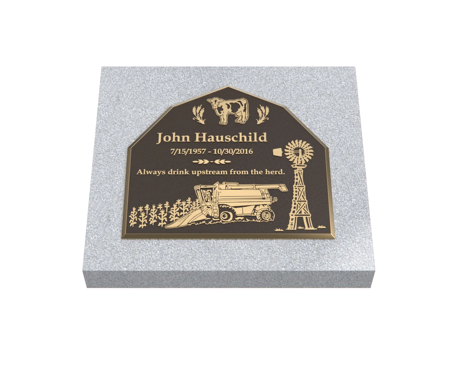 Premium Bronze Plaque 24"x 22"