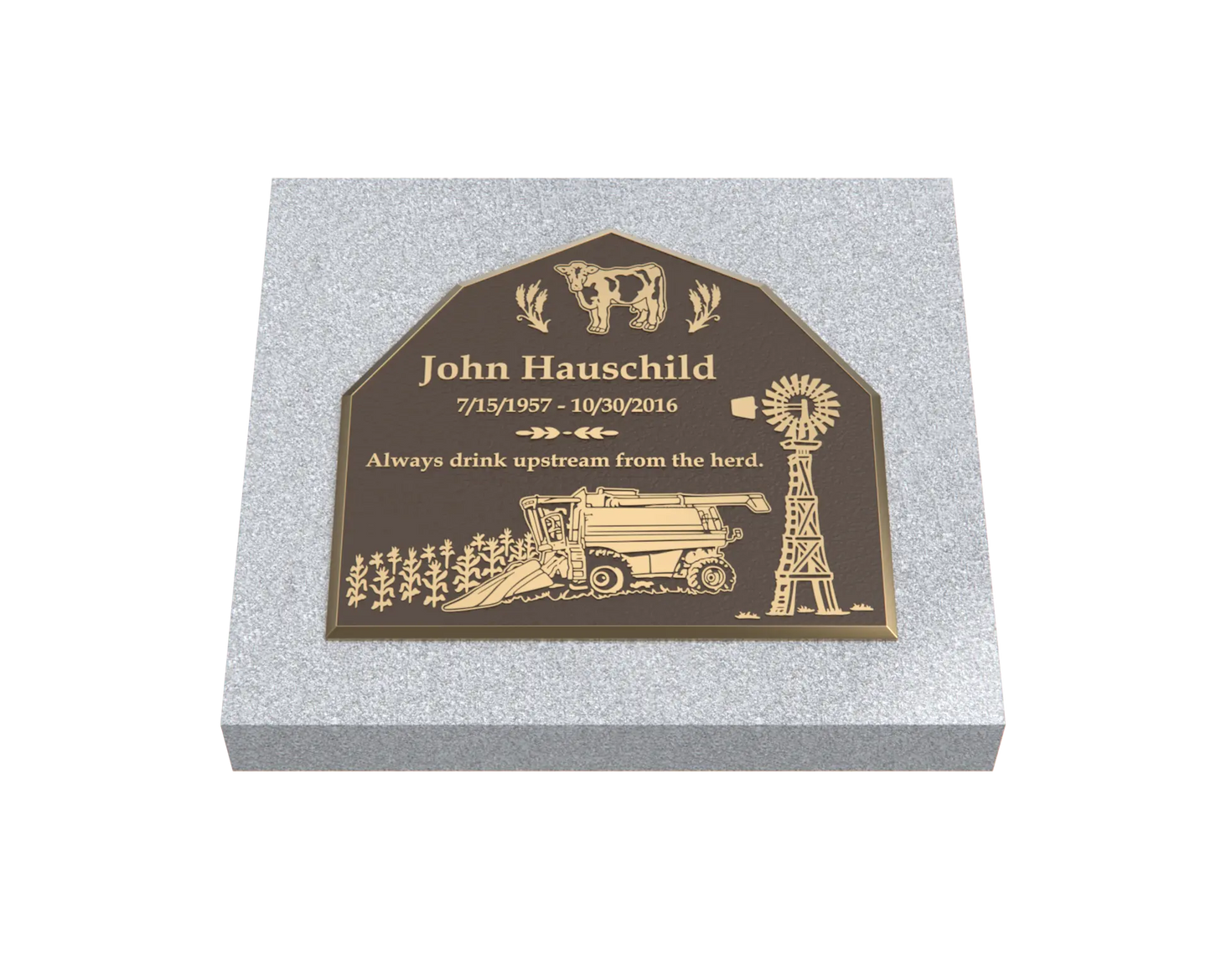 Premium Bronze Plaque 24"x 22"