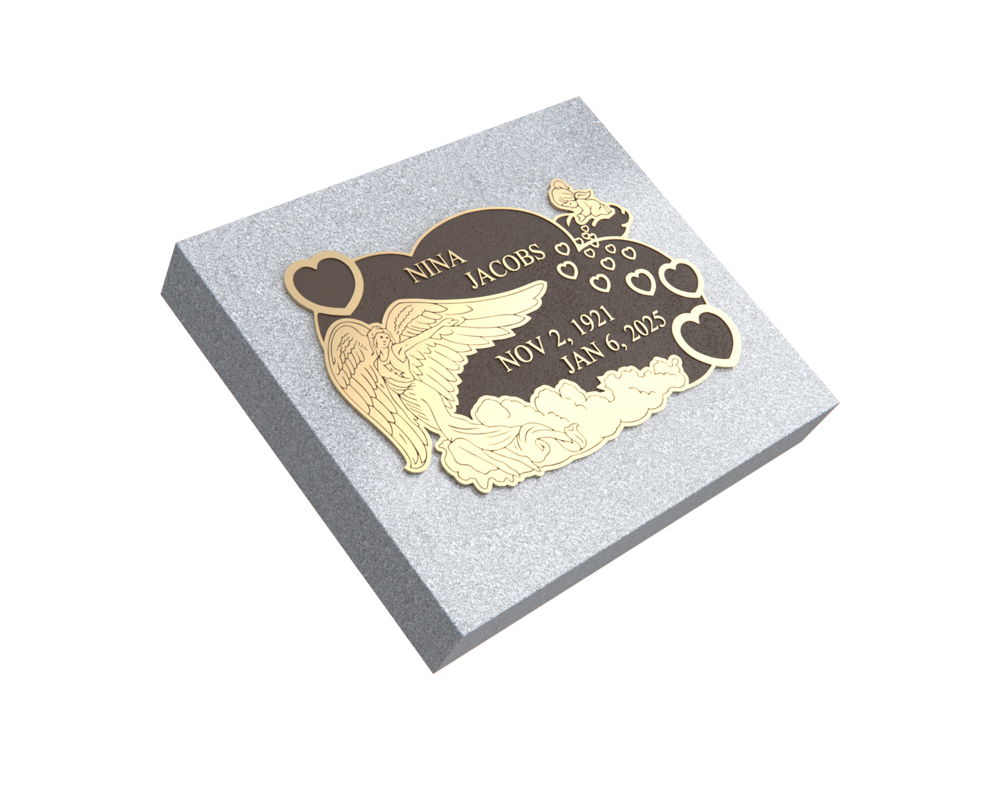 Premium Bronze Plaque 22"x 18" with Granite Base