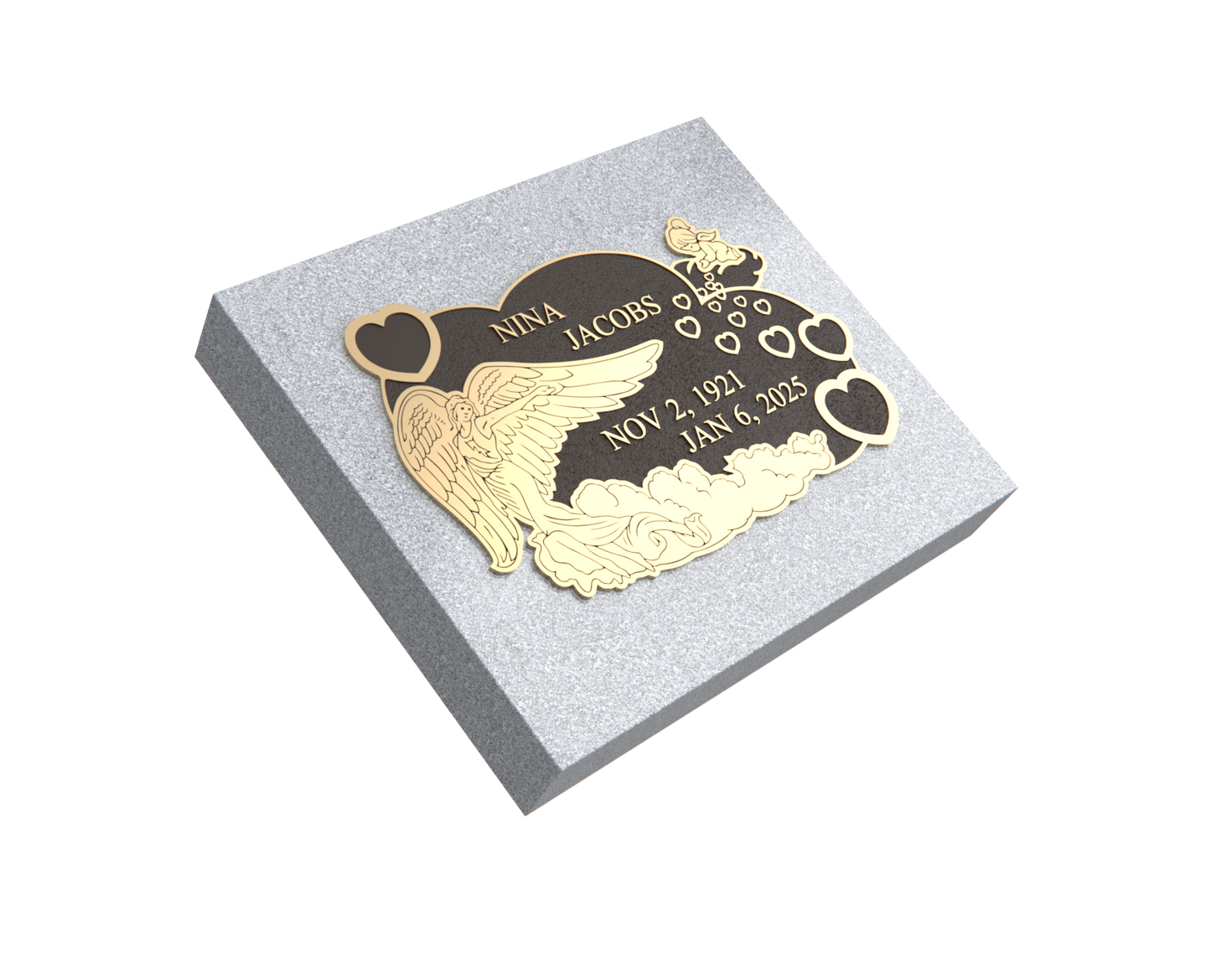 Premium Bronze Plaque 22"x 18" with Granite Base