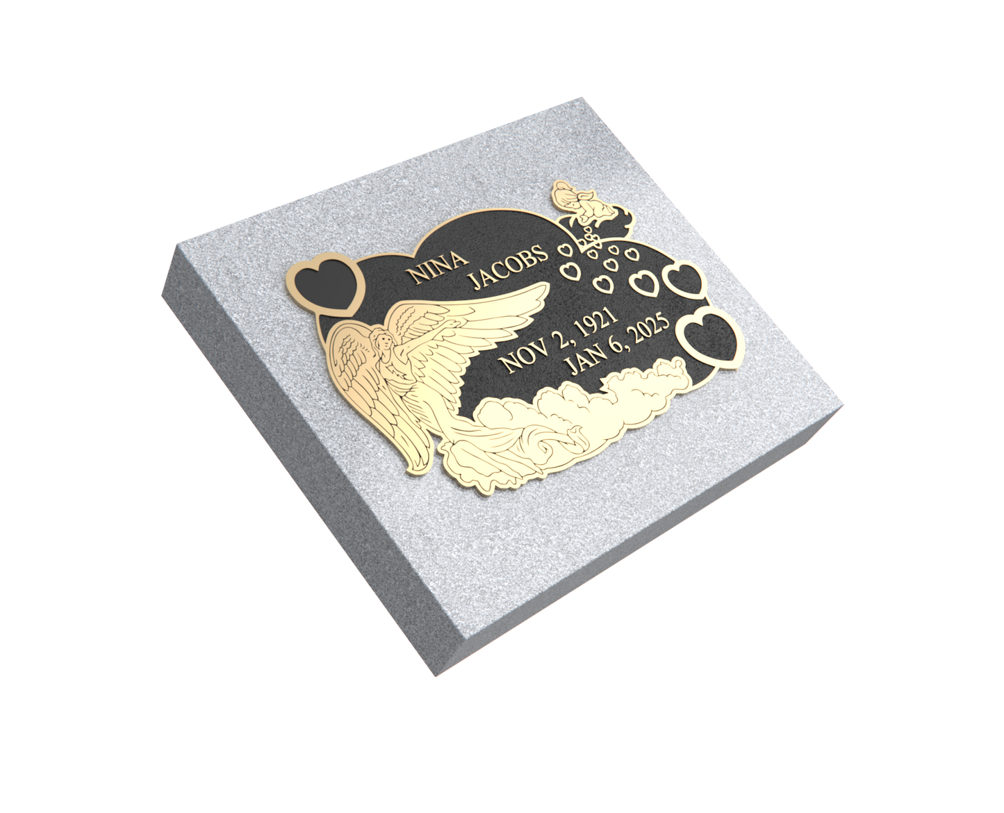 Premium Bronze Plaque 22"x 18" with Granite Base