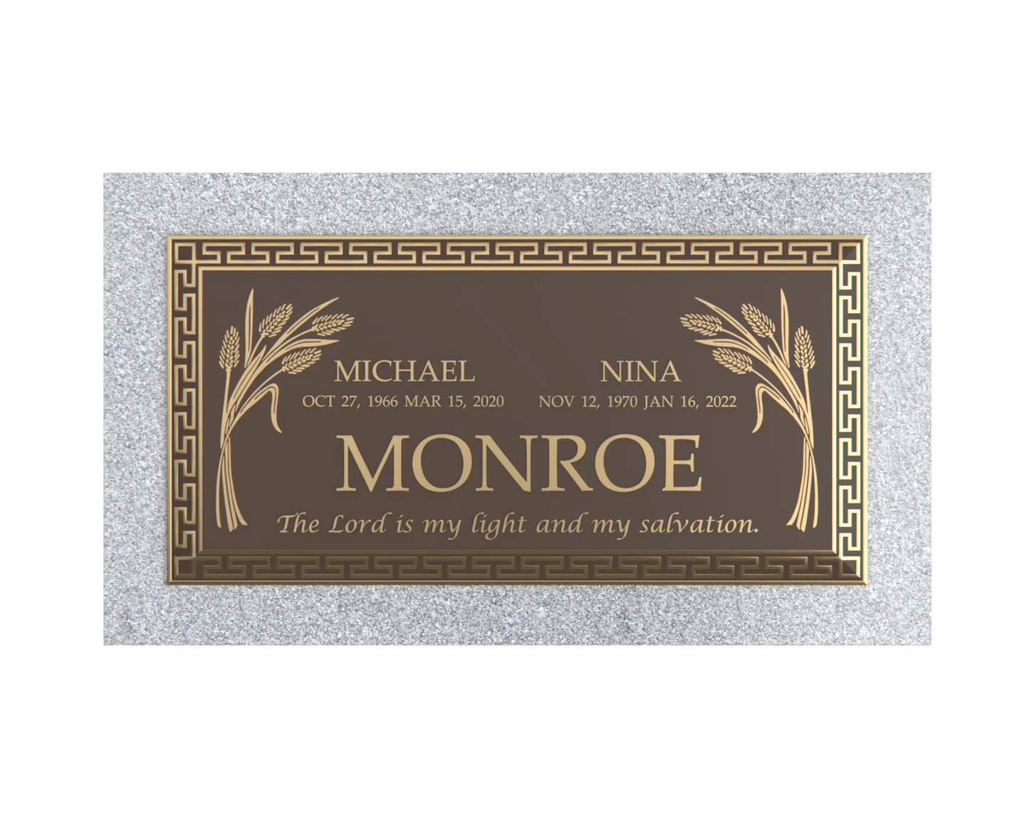 Premium Bronze Plaque 36"x 13"