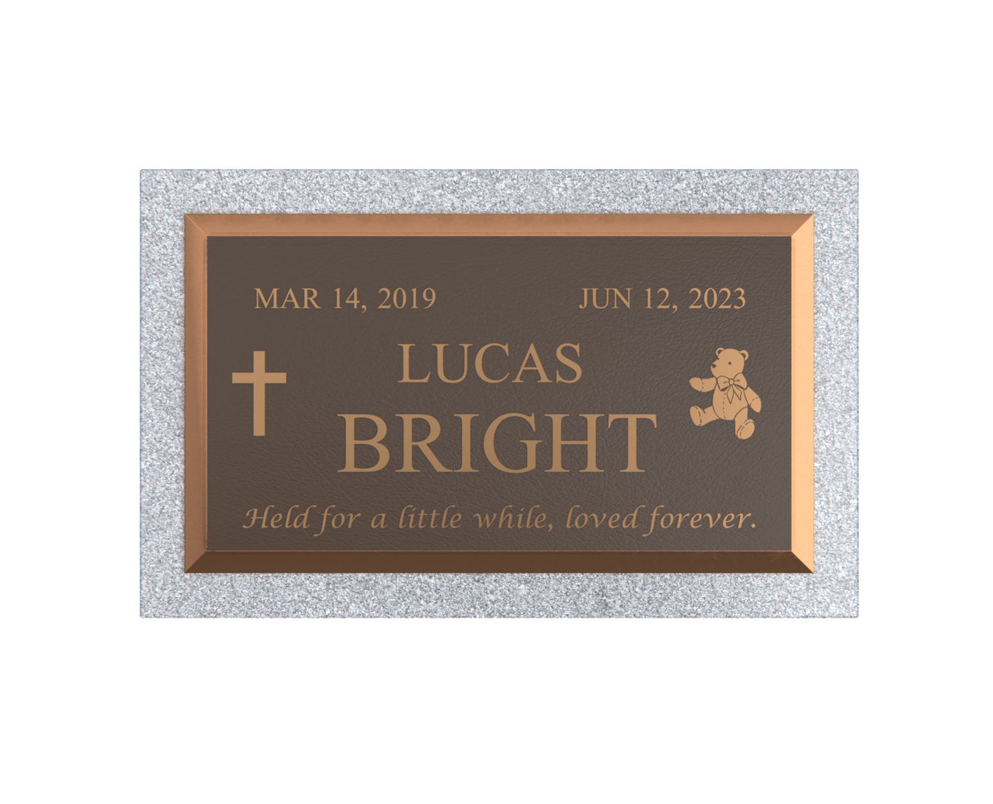 Premium Bronze Plaque 28"x 16" with Granite Base