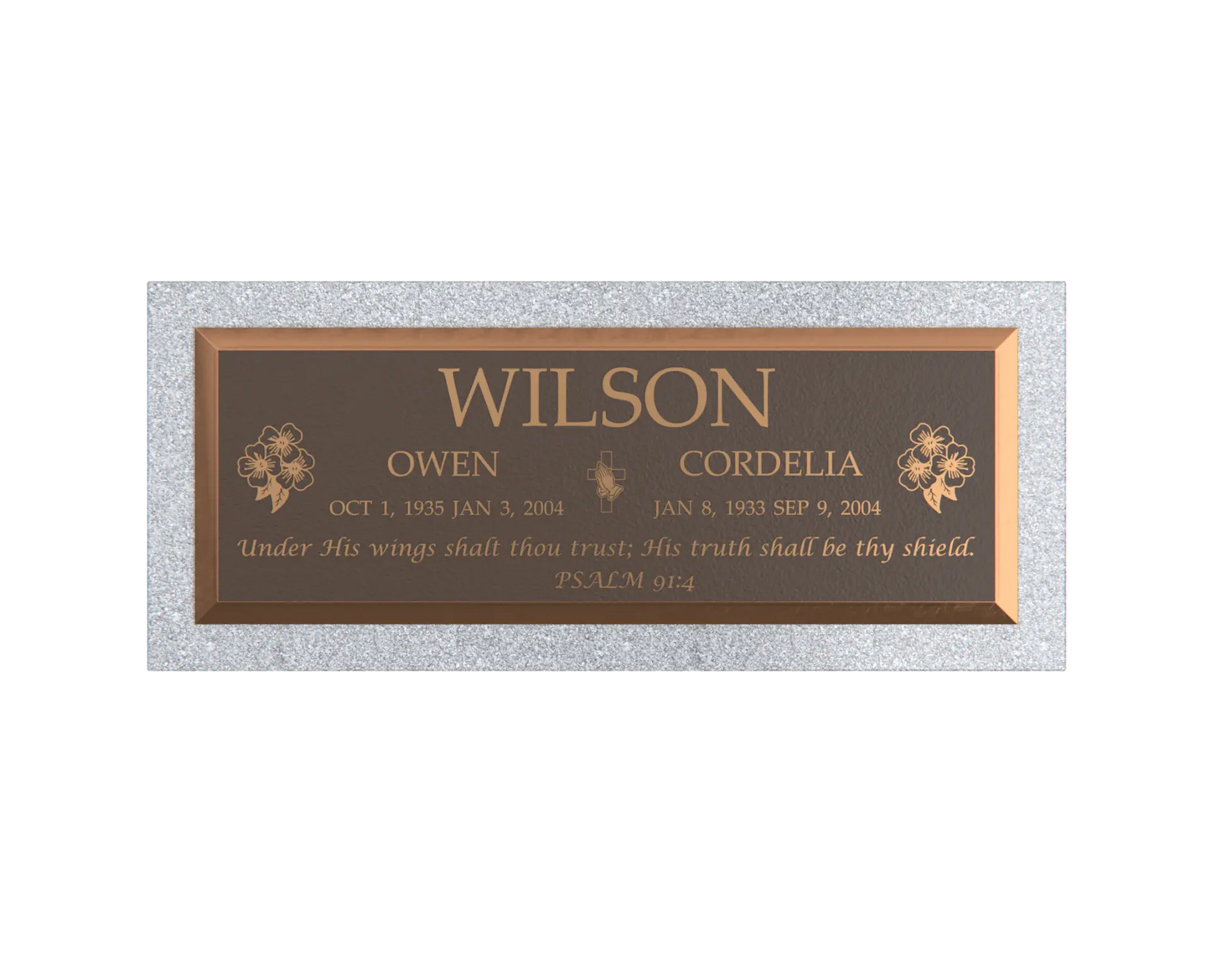 Premium Bronze Plaque 36"x 13"