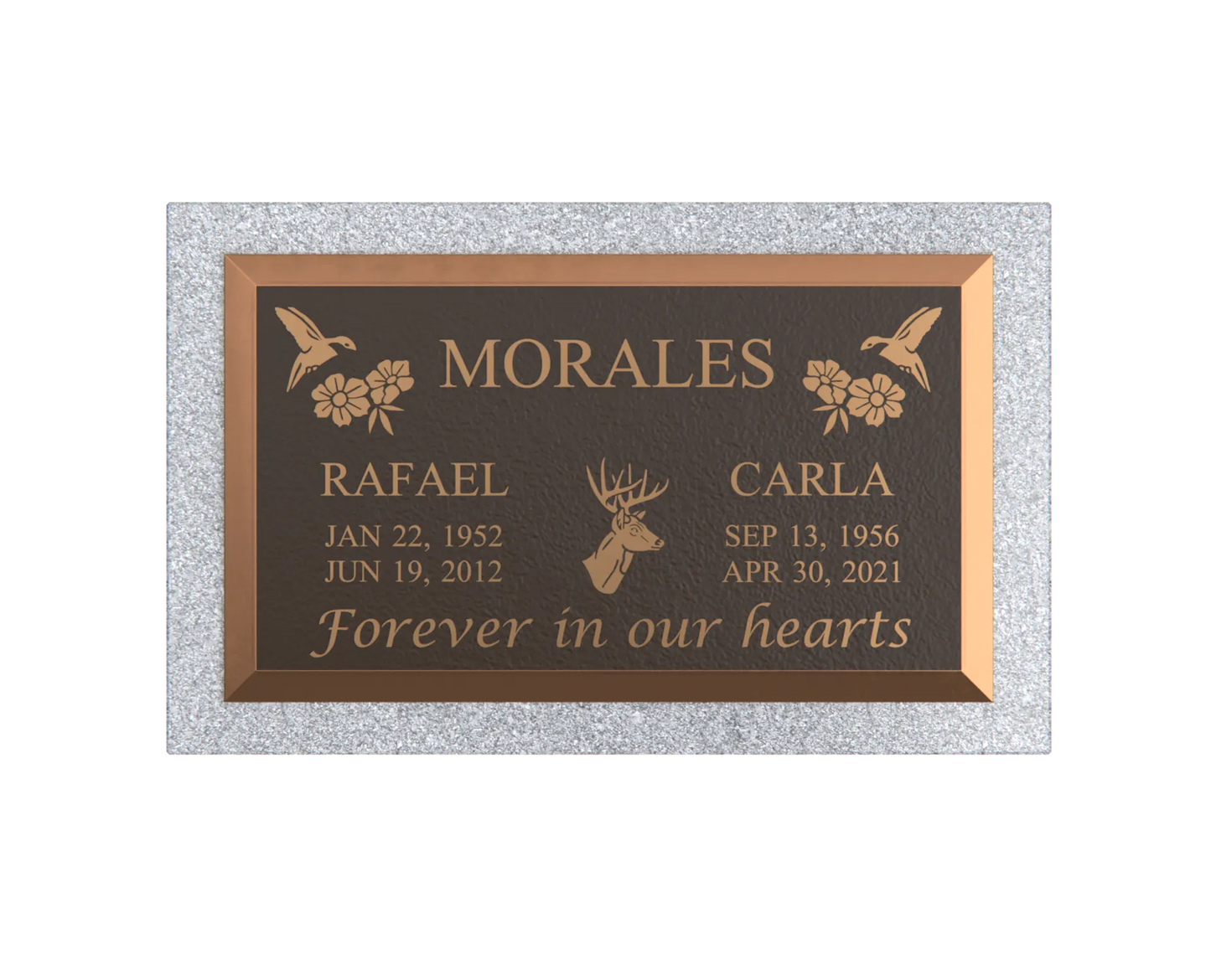 Premium Bronze Plaque 28"x 16"