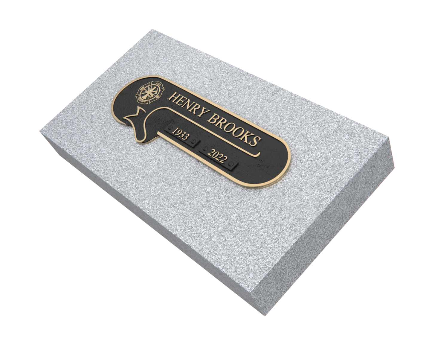 Premium Bronze Plaque 11"x 4" with Granite Base