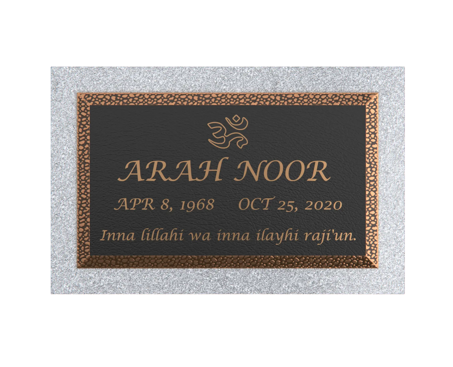 Premium Bronze Plaque 24"x 14"