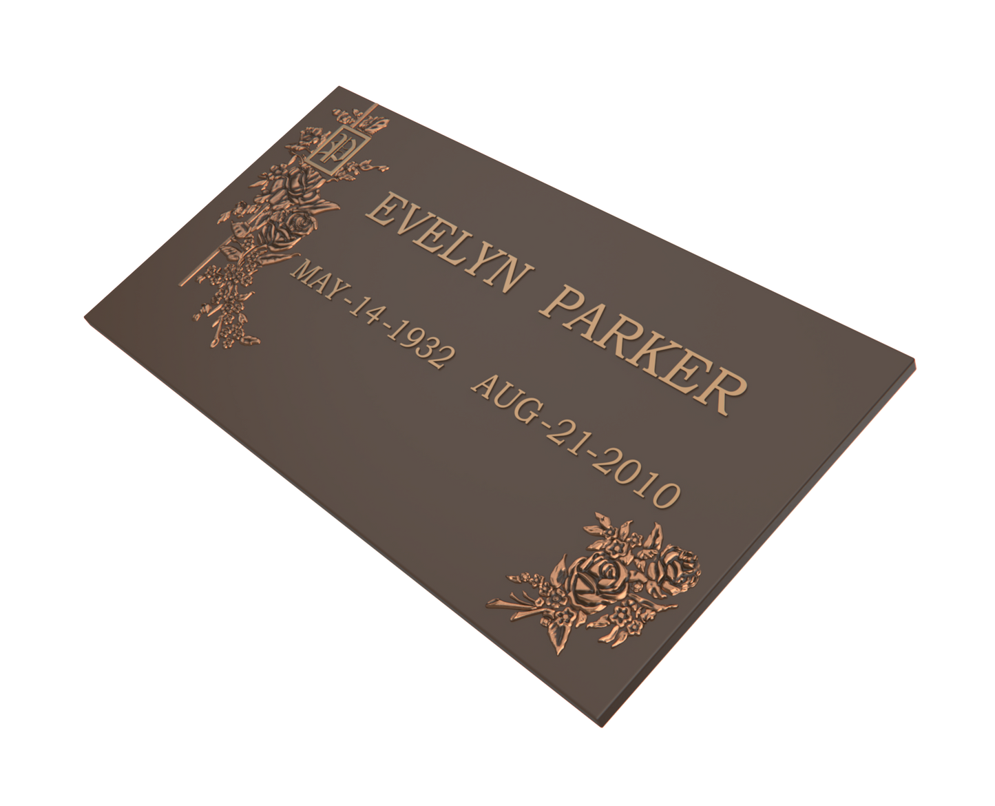 Premium Bronze Plaque 24"x 12"