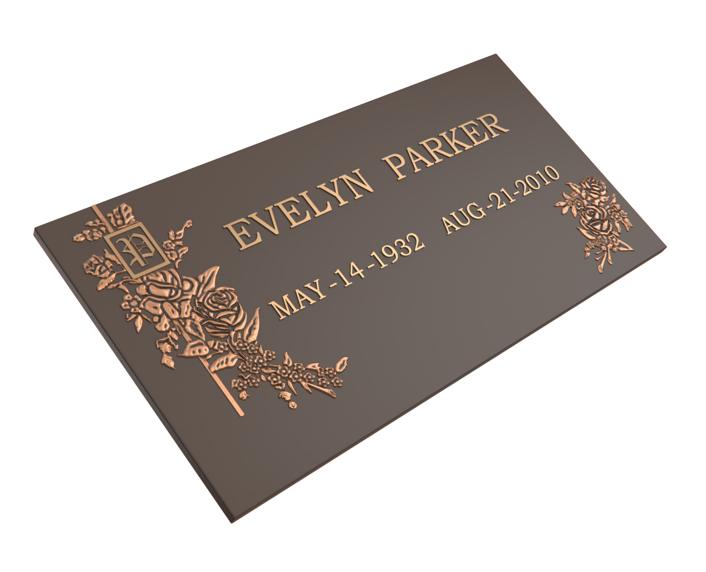 Premium Bronze Plaque 24"x 12"