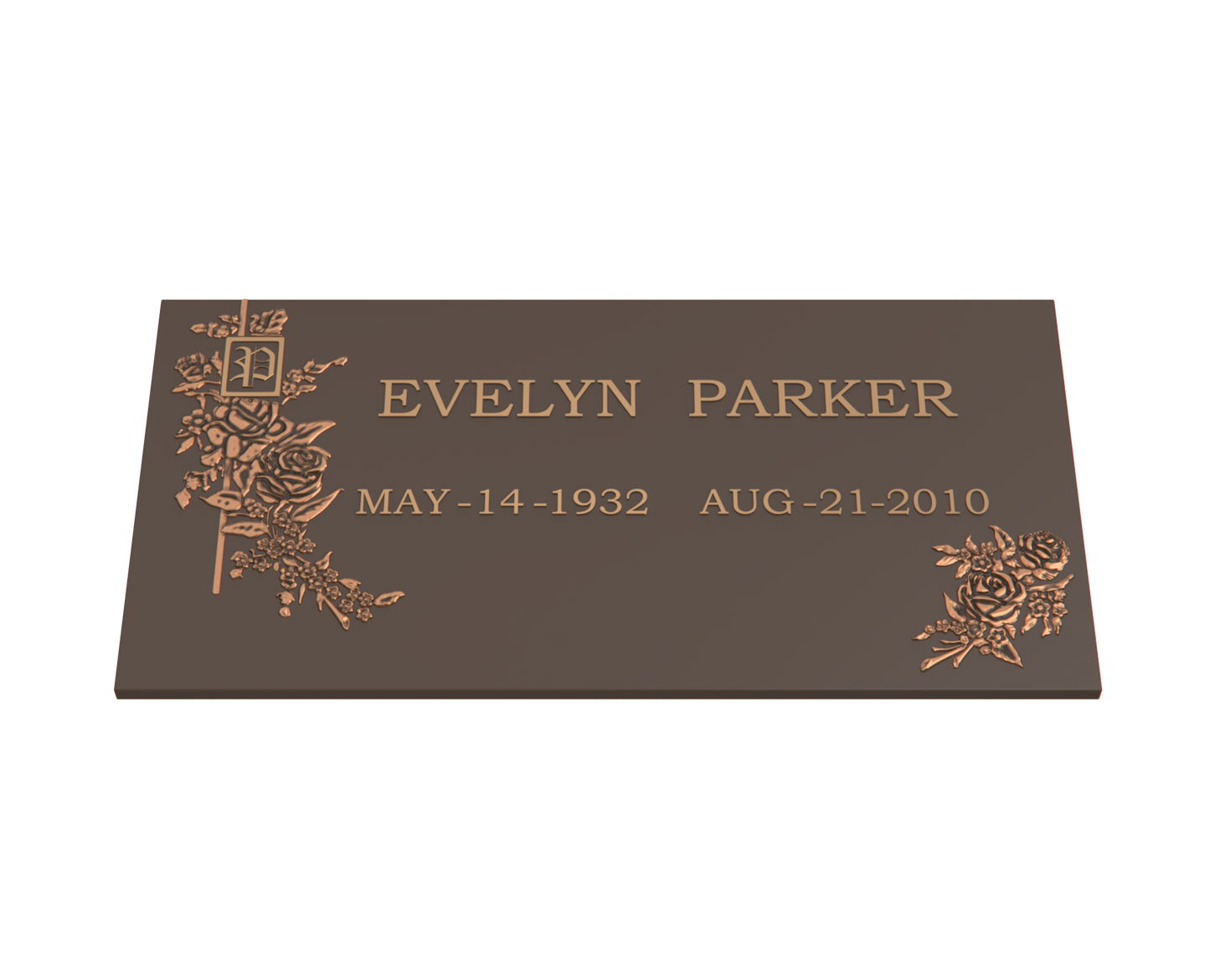 Premium Bronze Plaque 24"x 12"