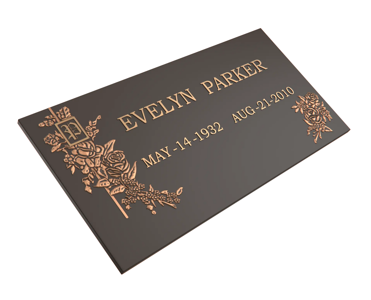 Premium Bronze Plaque 24"x 12"