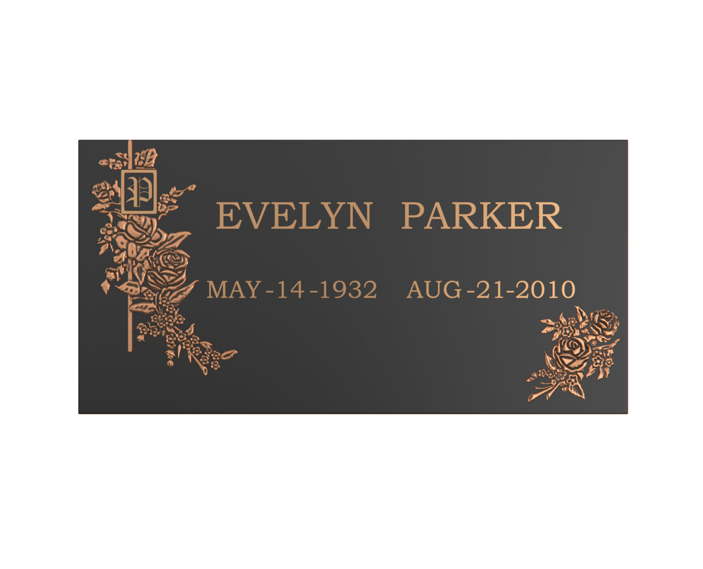 Premium Bronze Plaque 24"x 12"