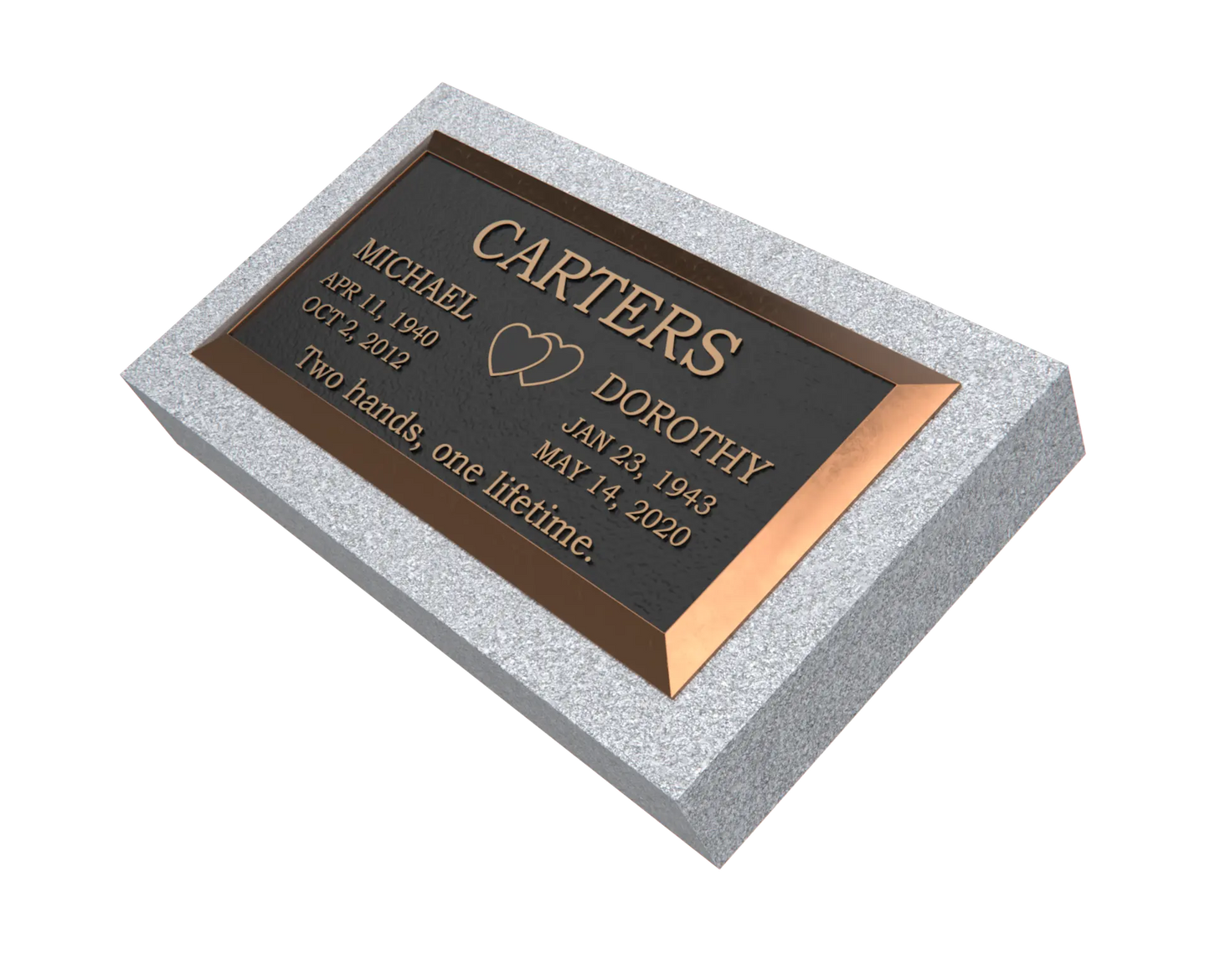 Premium Bronze Plaque 24"x 12"