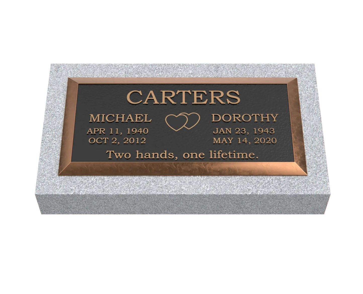 Premium Bronze Plaque 24"x 12"