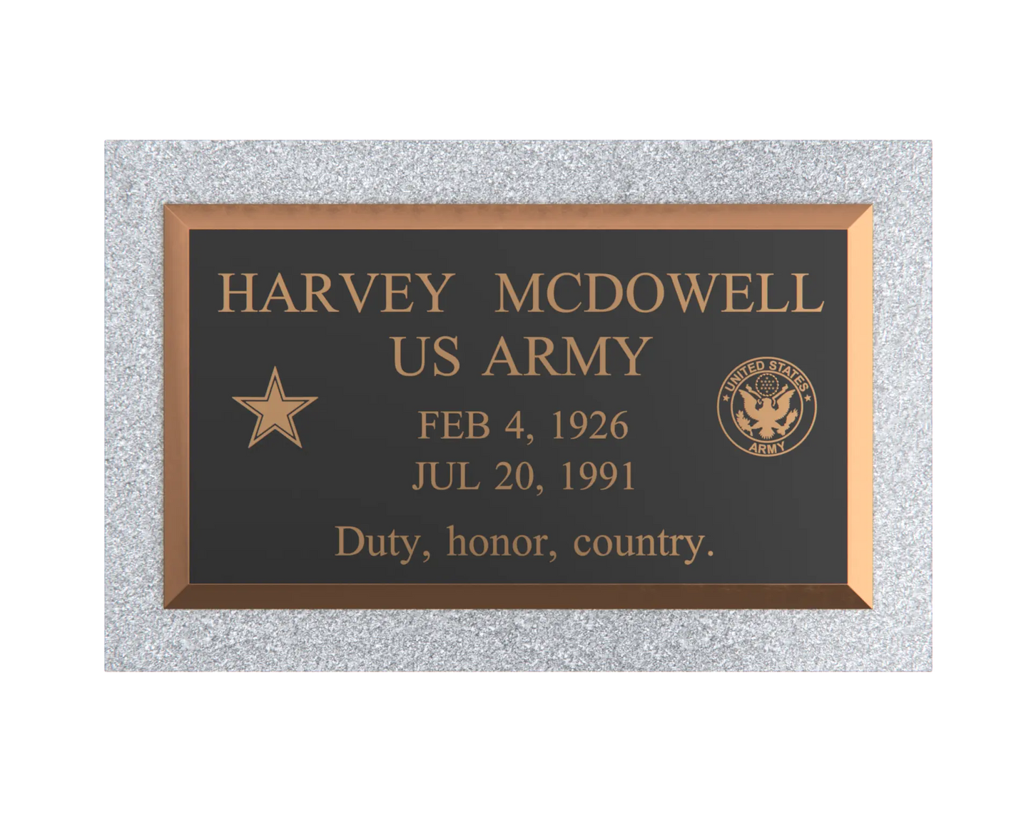 Premium Bronze Plaque 24"x 14"