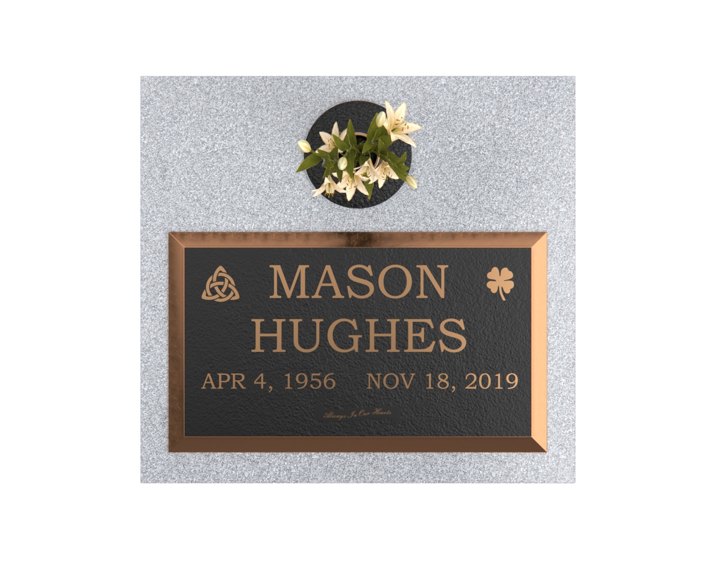 Premium Bronze Plaque 28"x 16" with Granite Base