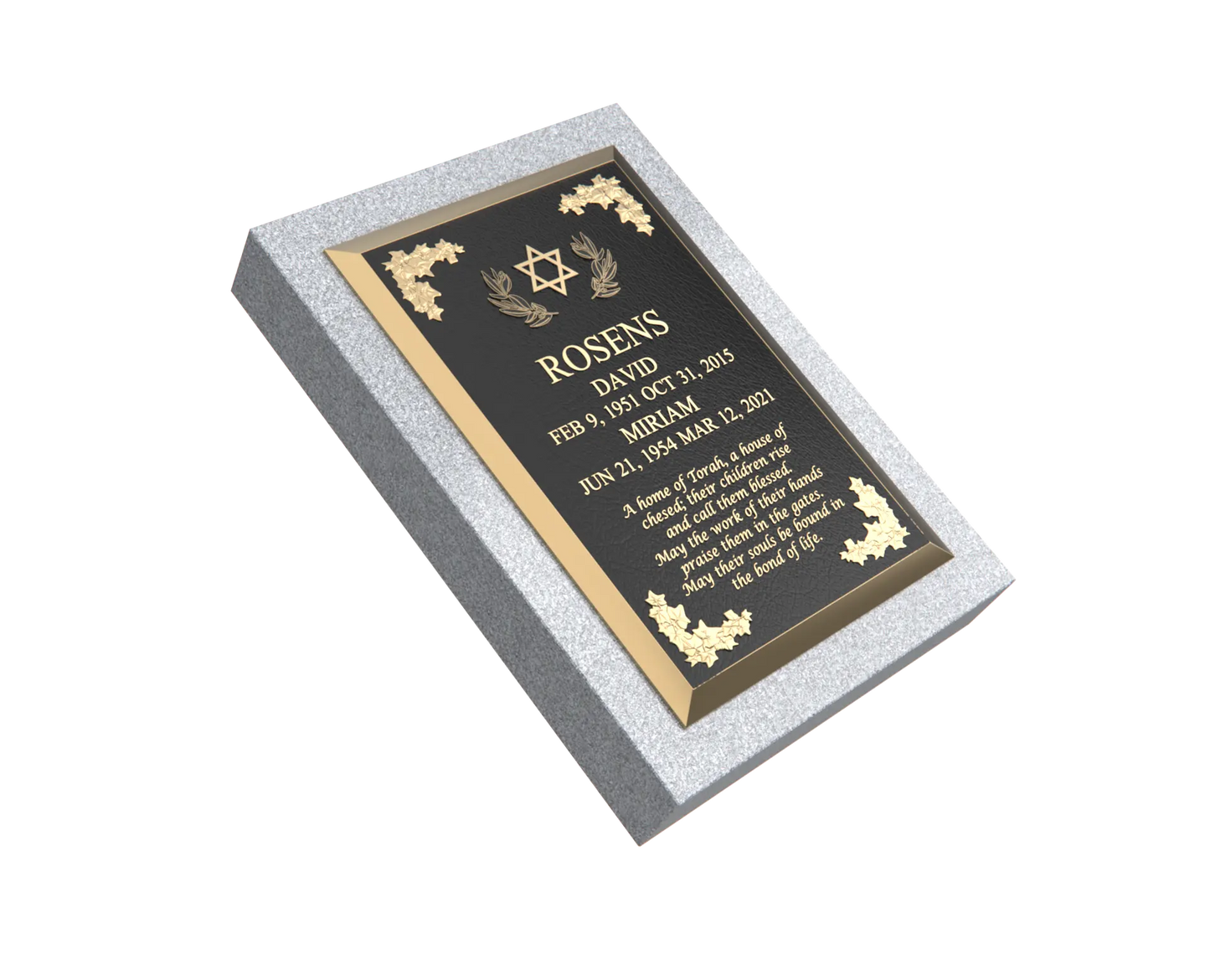 Premium Bronze Plaque 24"x 16"