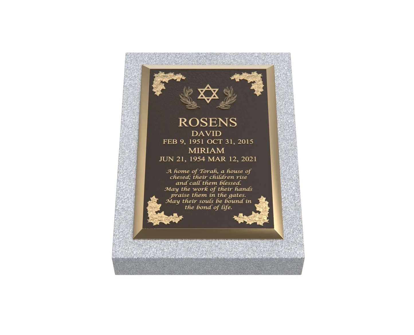 Premium Bronze Plaque 24"x 16"