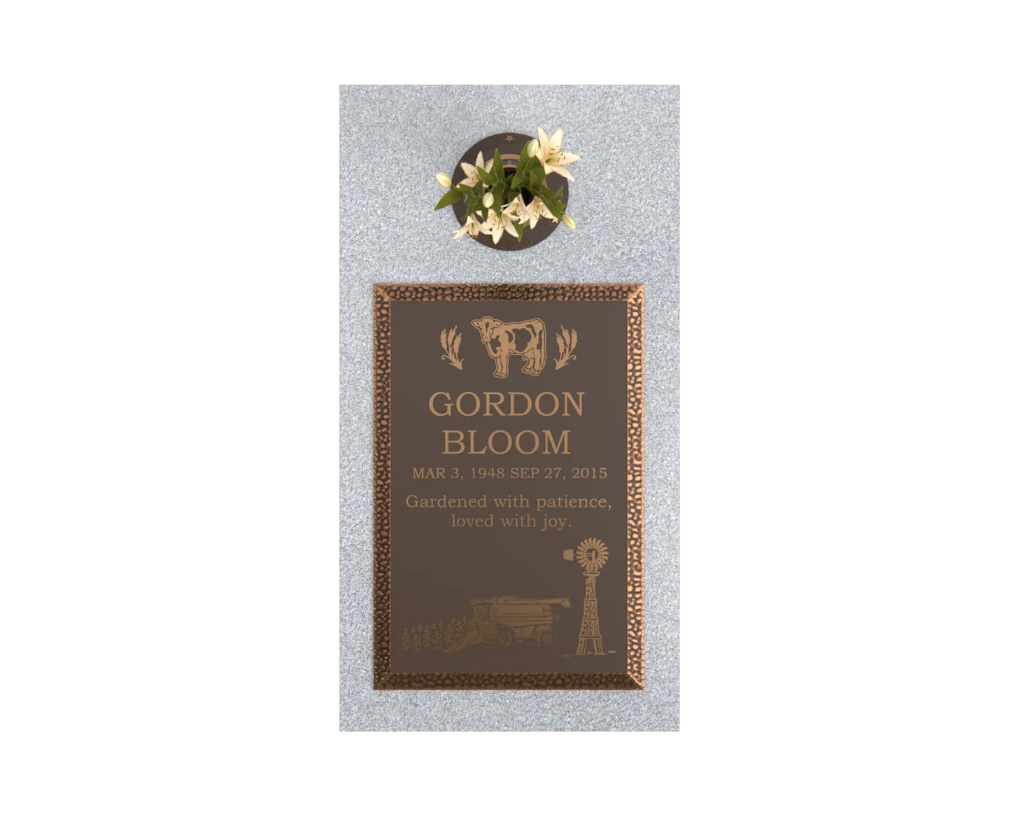Premium Bronze Plaque 16"x 24"