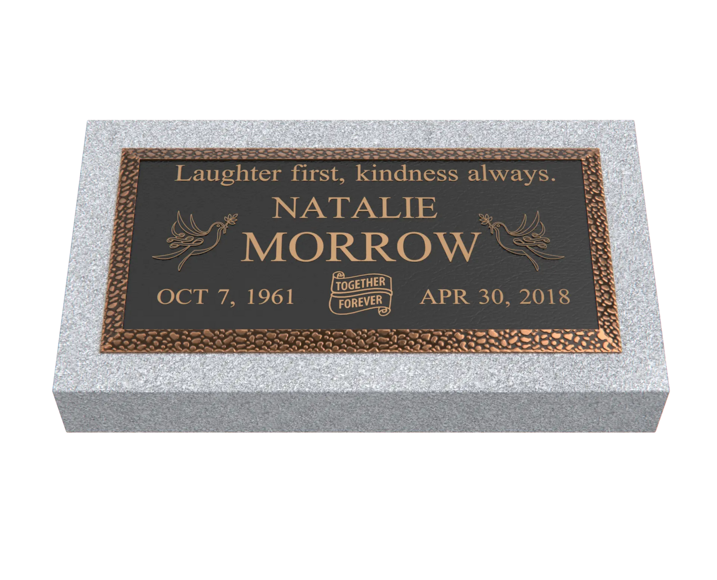 Premium Bronze Plaque 24"x 12"