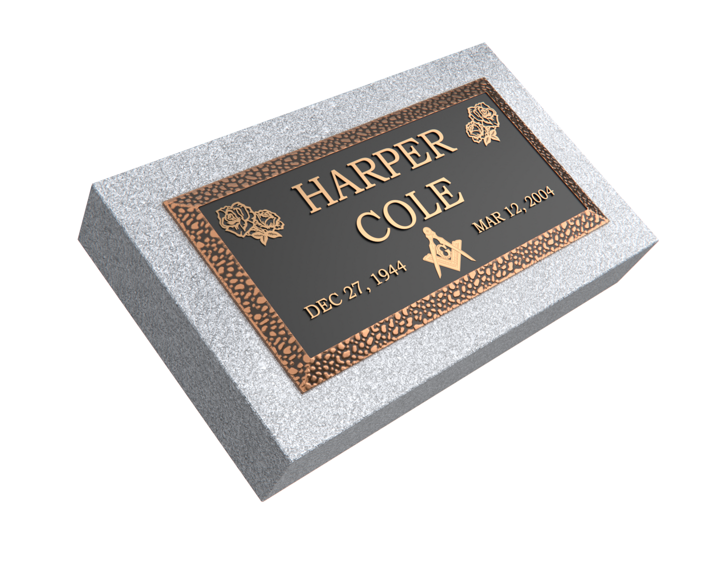 Premium Bronze Plaque 20"x 10" with Granite Base