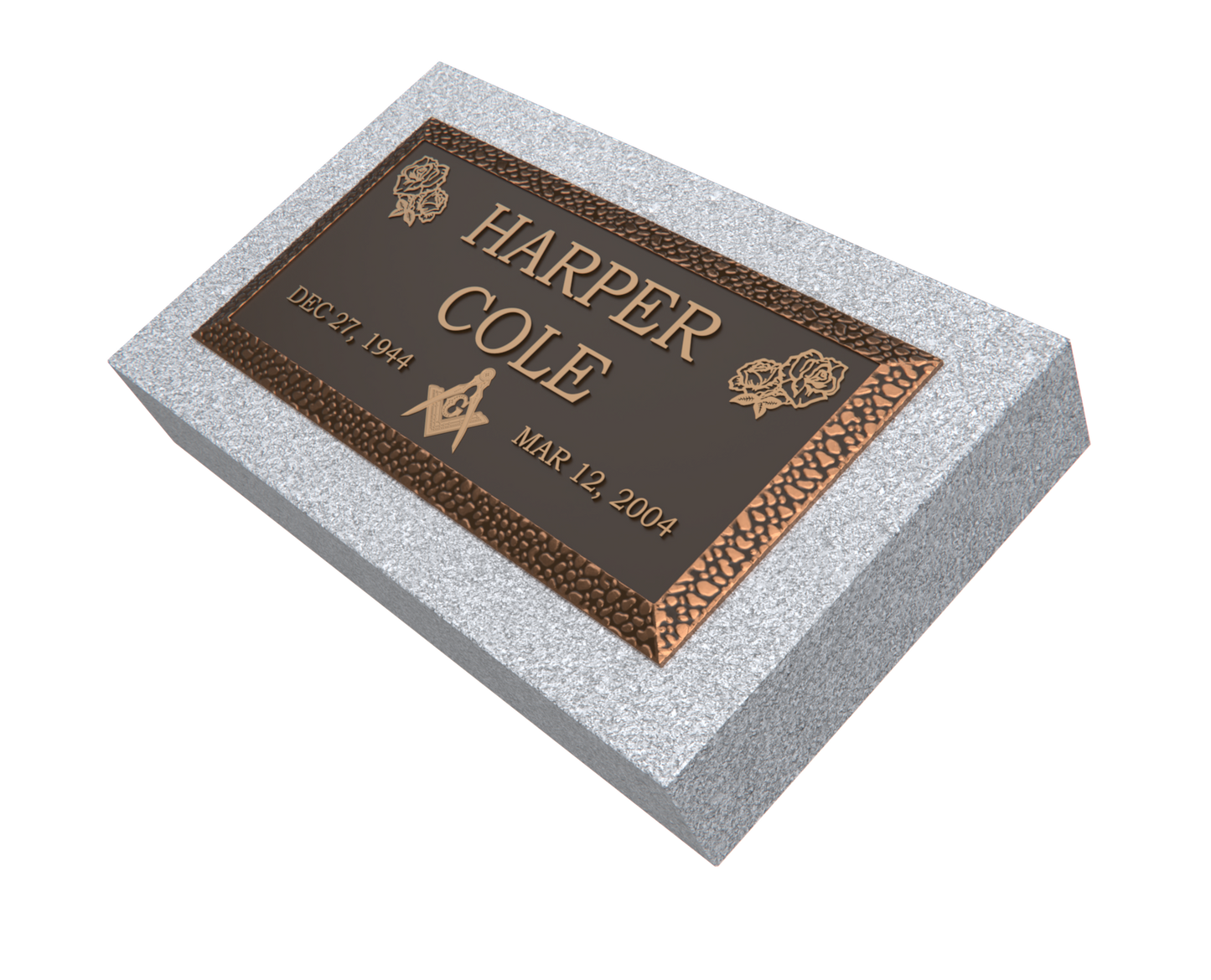 Premium Bronze Plaque 20"x 10" with Granite Base