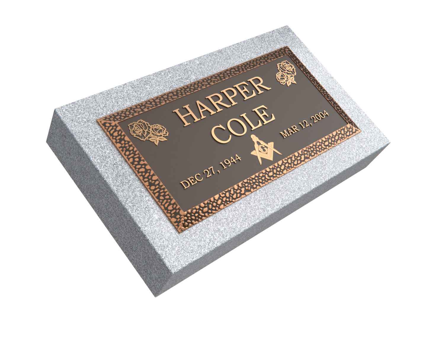 Premium Bronze Plaque 20"x 10" with Granite Base