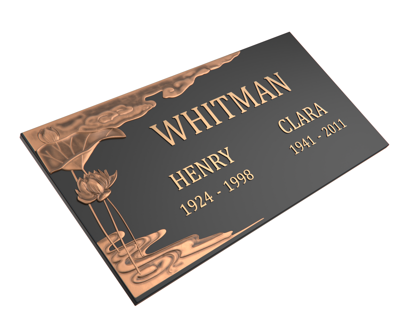 Premium Bronze Plaque 24"x 12"