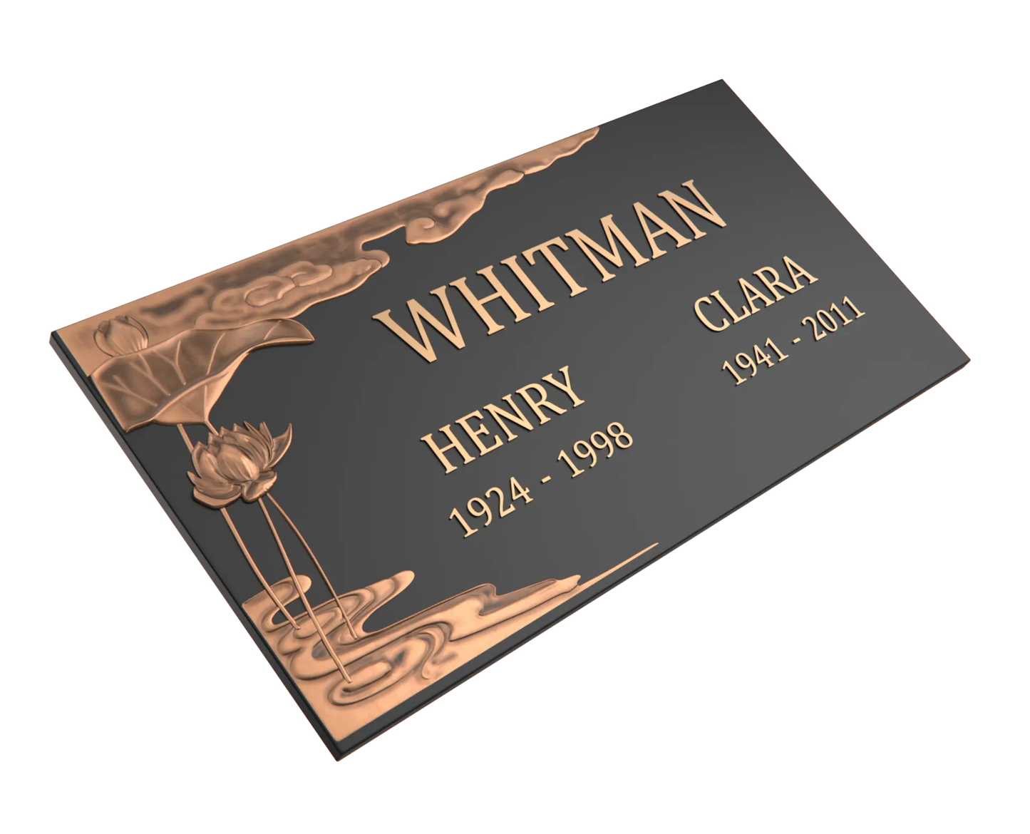 Premium Bronze Plaque 24"x 12"